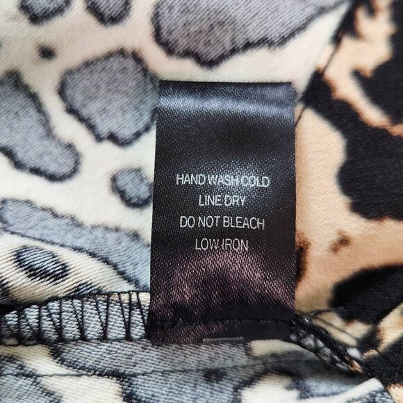 Telluride Clothing Company Leopard Print Blouse NWT Size Small Leopard Top - Picture 9 of 11